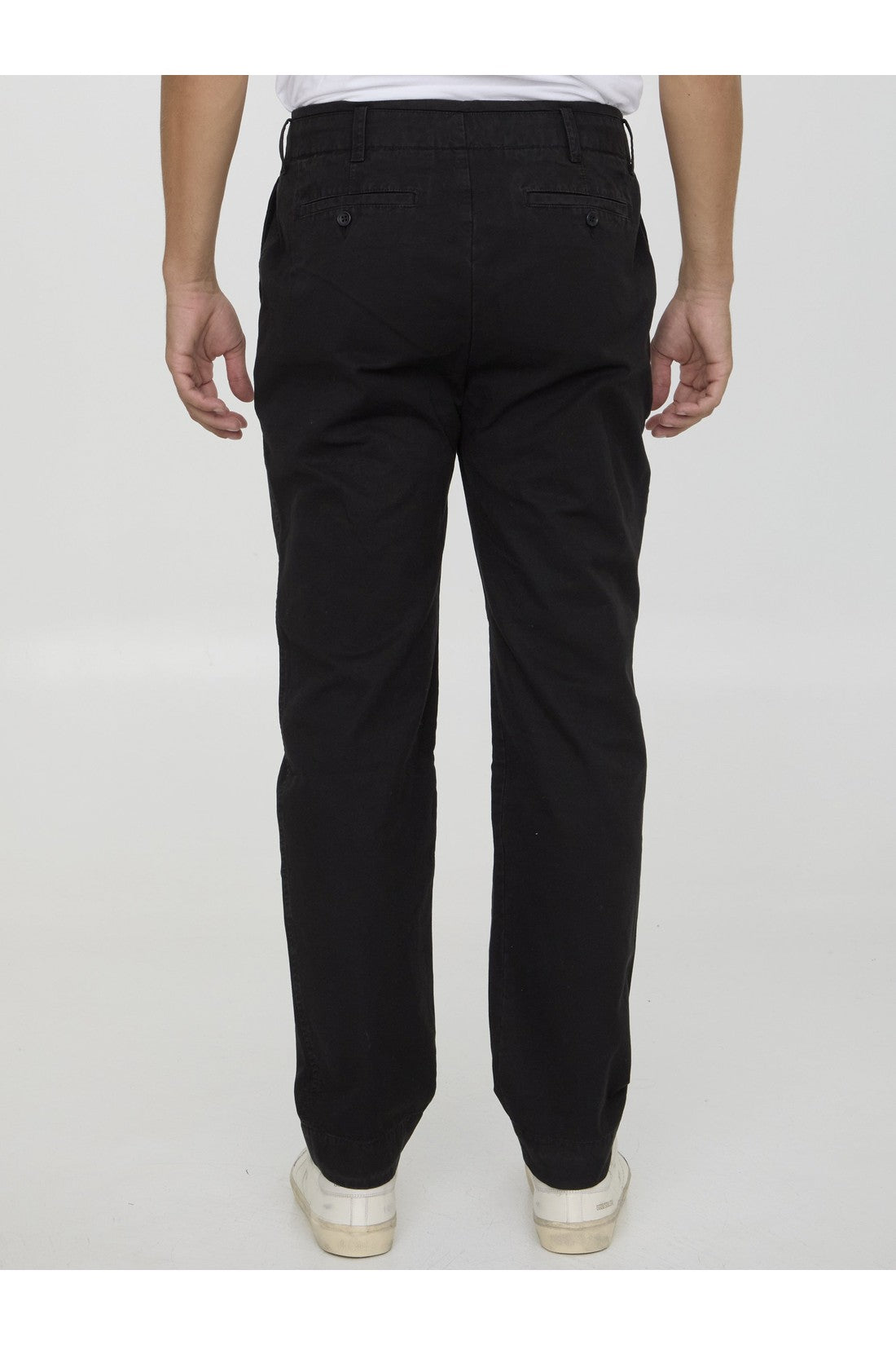 Rigid canvas pants
