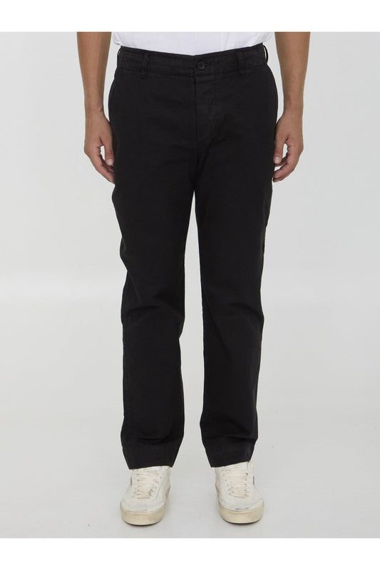 Rigid canvas pants