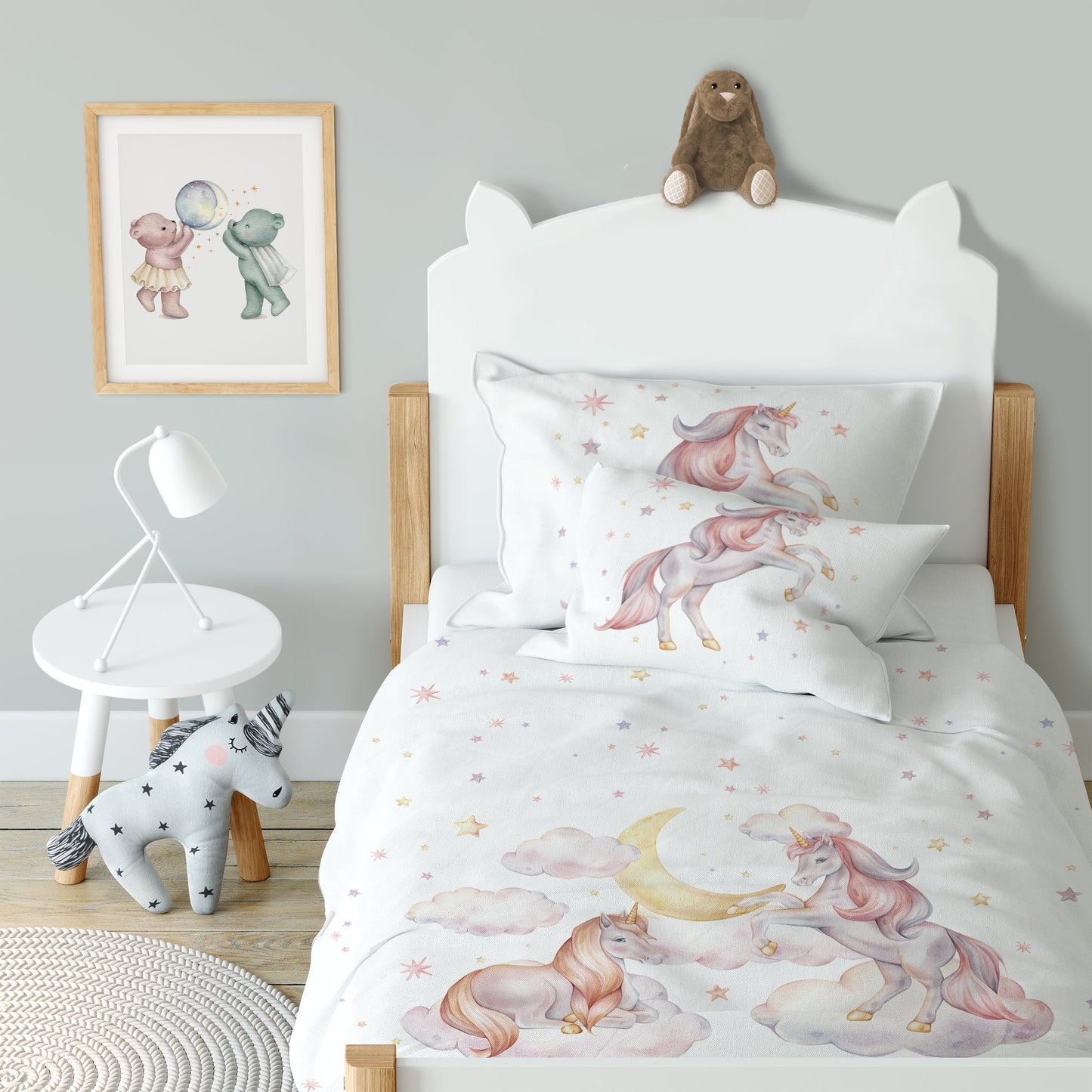 "Starry Unicorn" Premium Children's Bedding