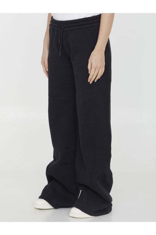 Round joggers in cotton jersey