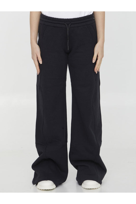 Round joggers in cotton jersey