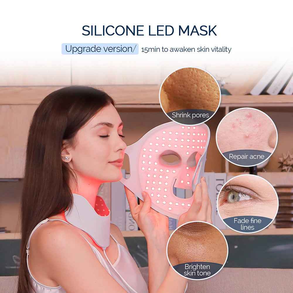 LumaSkin™ LED Silicone Face Mask