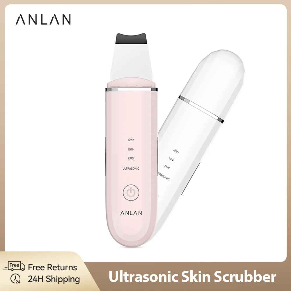 Ultrasonic Skin Scrubber Deep Cleaning Skin Care Ultrasonic Cleaner