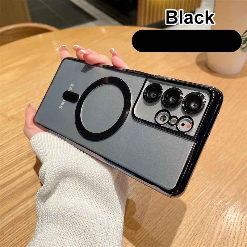 Magsafe Magnet Cover Case Samsung S21 S23 Fe S22 Plus S24 Ultra 10H 5K