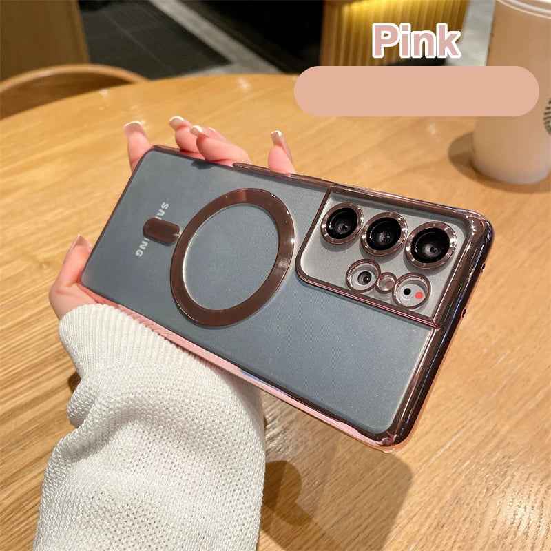 Magsafe Magnet Cover Case Samsung S21 S23 Fe S22 Plus S24 Ultra 10H 5K