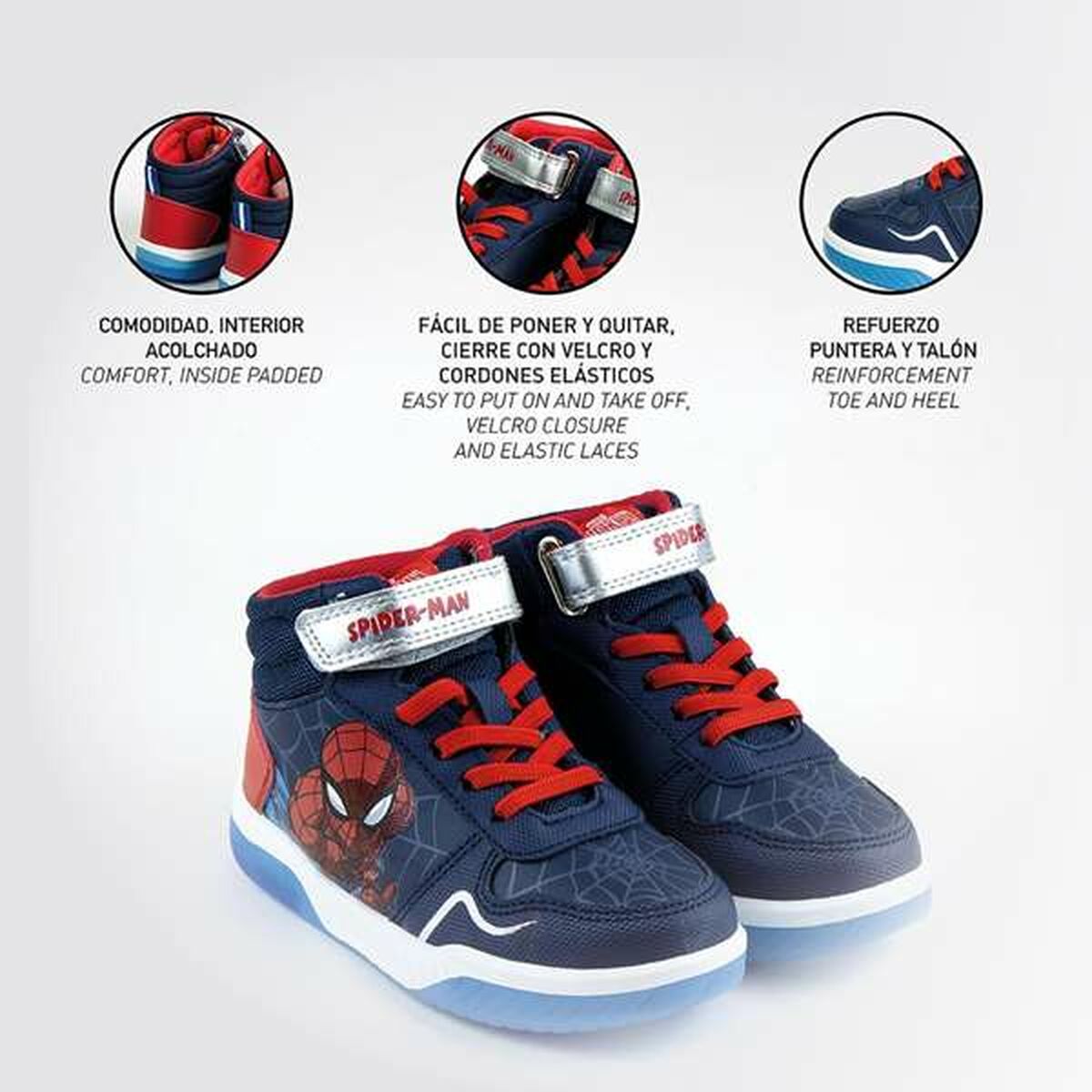 Kinder Sportschuhe Spider-Man Dunkelblau