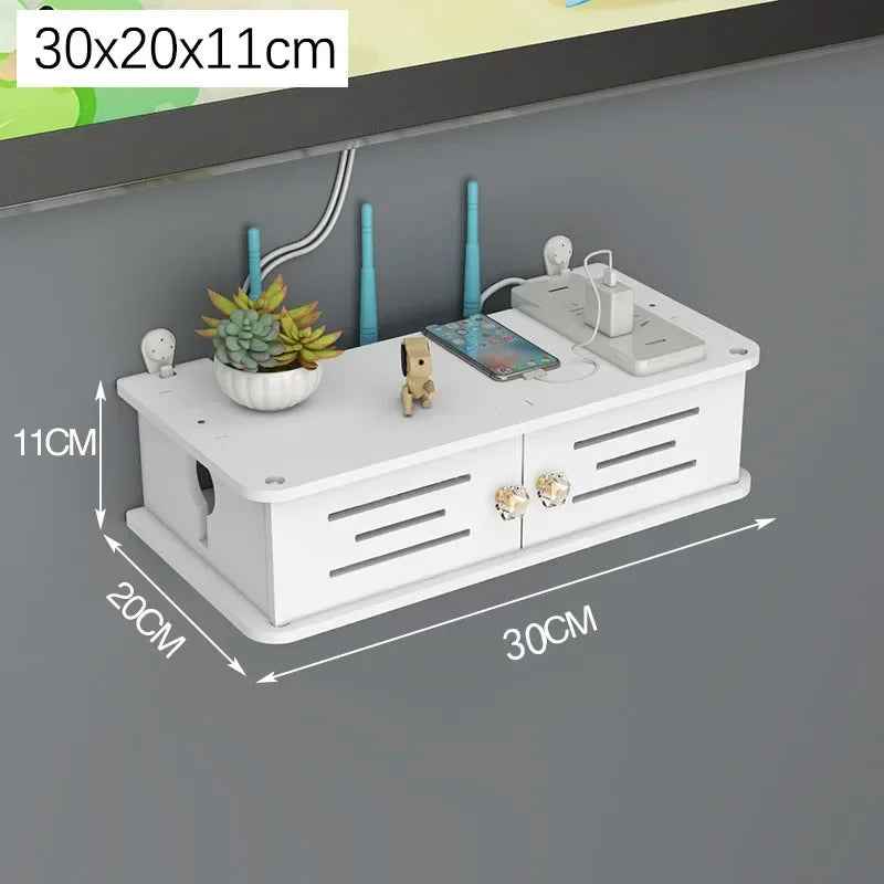 Wireless Wifi Router Shelf And Storage Box