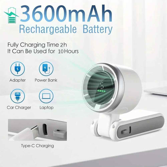 New Foldable USB Mini Hanging Neck Fan
