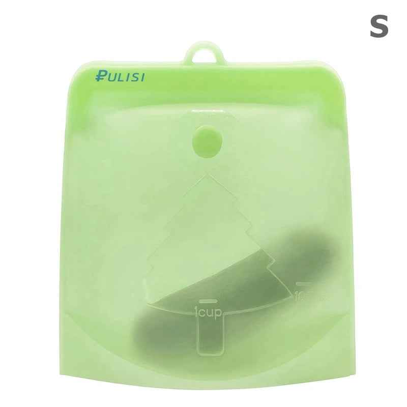 EcoFresh Reusable Silicone Food Bags – BPA-Free &amp; Leakproof | Motionshop