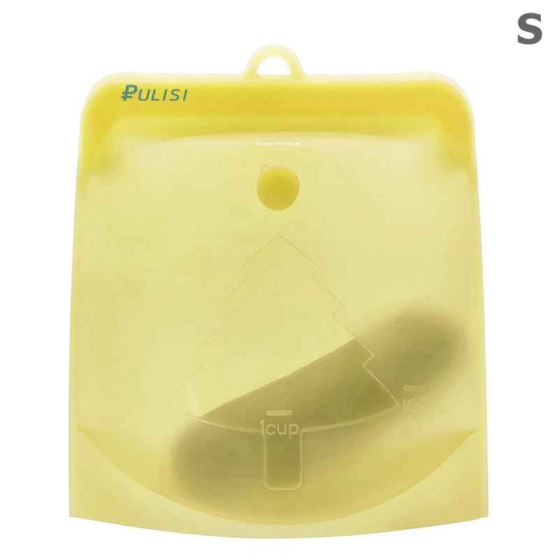 EcoFresh Reusable Silicone Food Bags – BPA-Free &amp; Leakproof | Motionshop