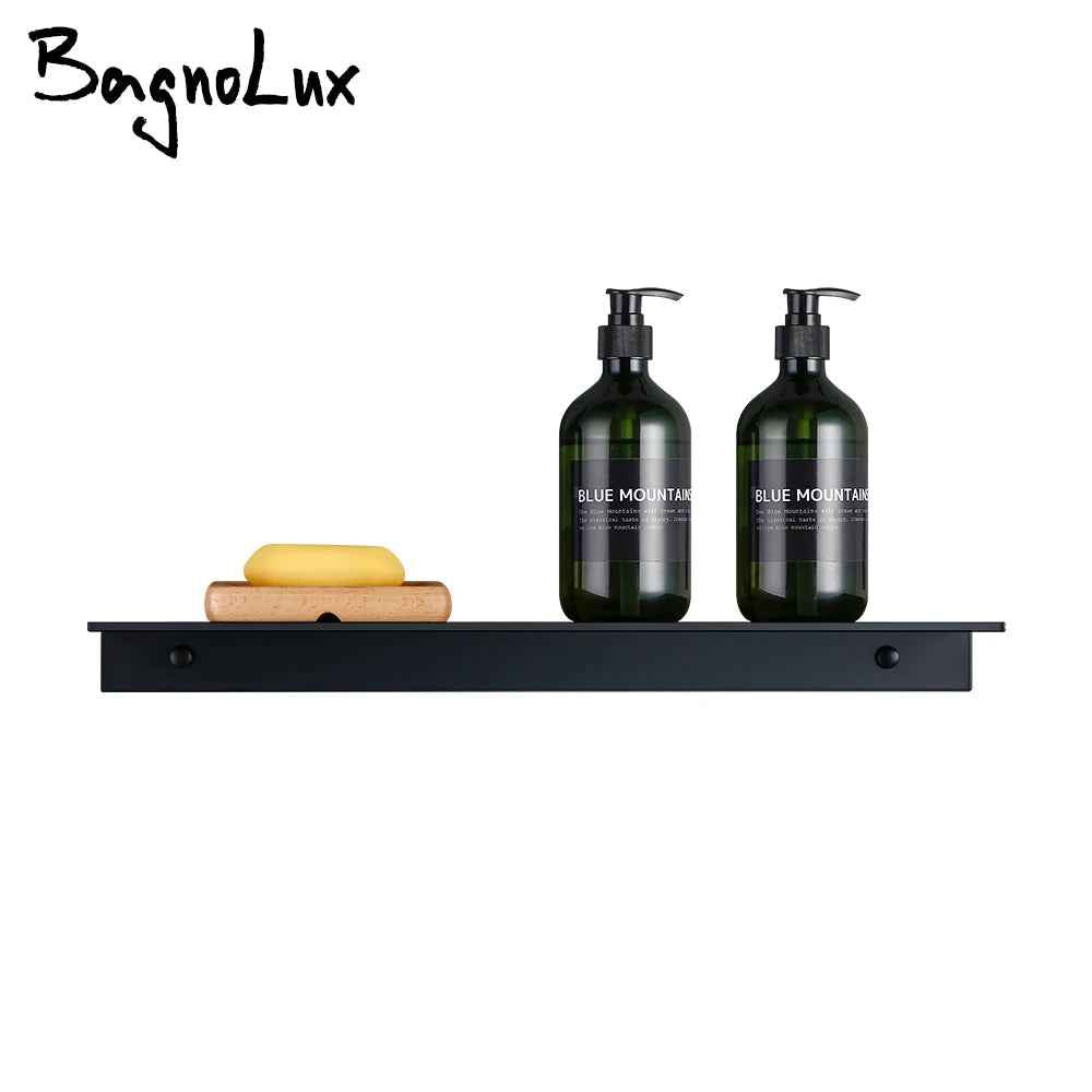Matt Black Wall Shelf Bathroom Shelves