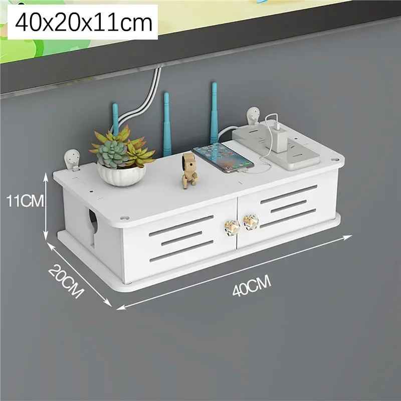 Wireless Wifi Router Shelf And Storage Box