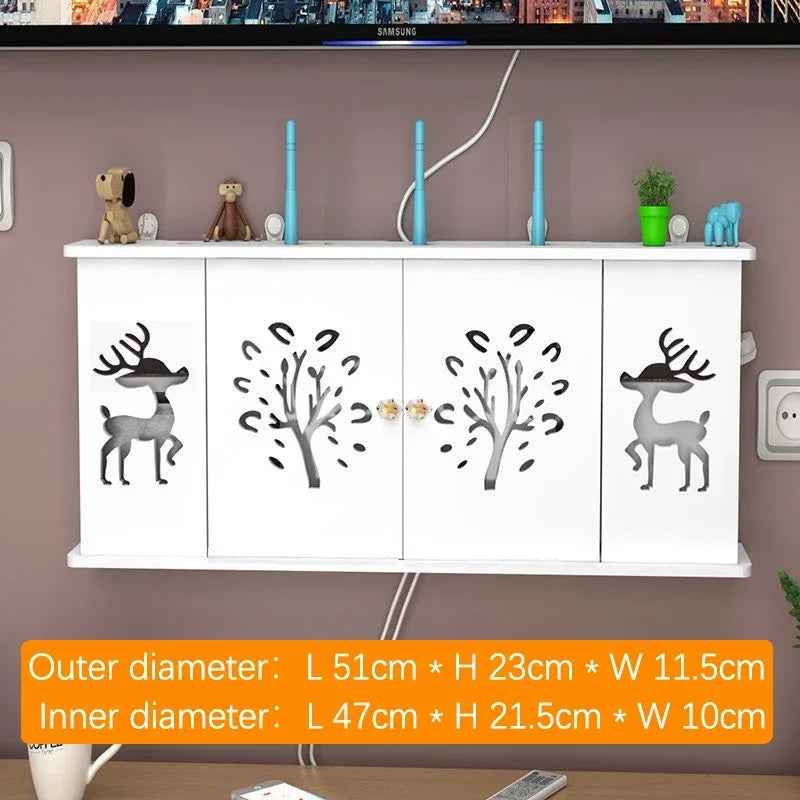 Wireless Wifi Router Shelf And Storage Box