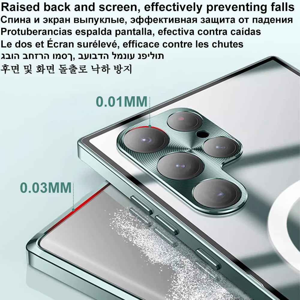 Magsafe Magnet Cover Case Samsung S21 S23 Fe S22 Plus S24 Ultra 10H 5K