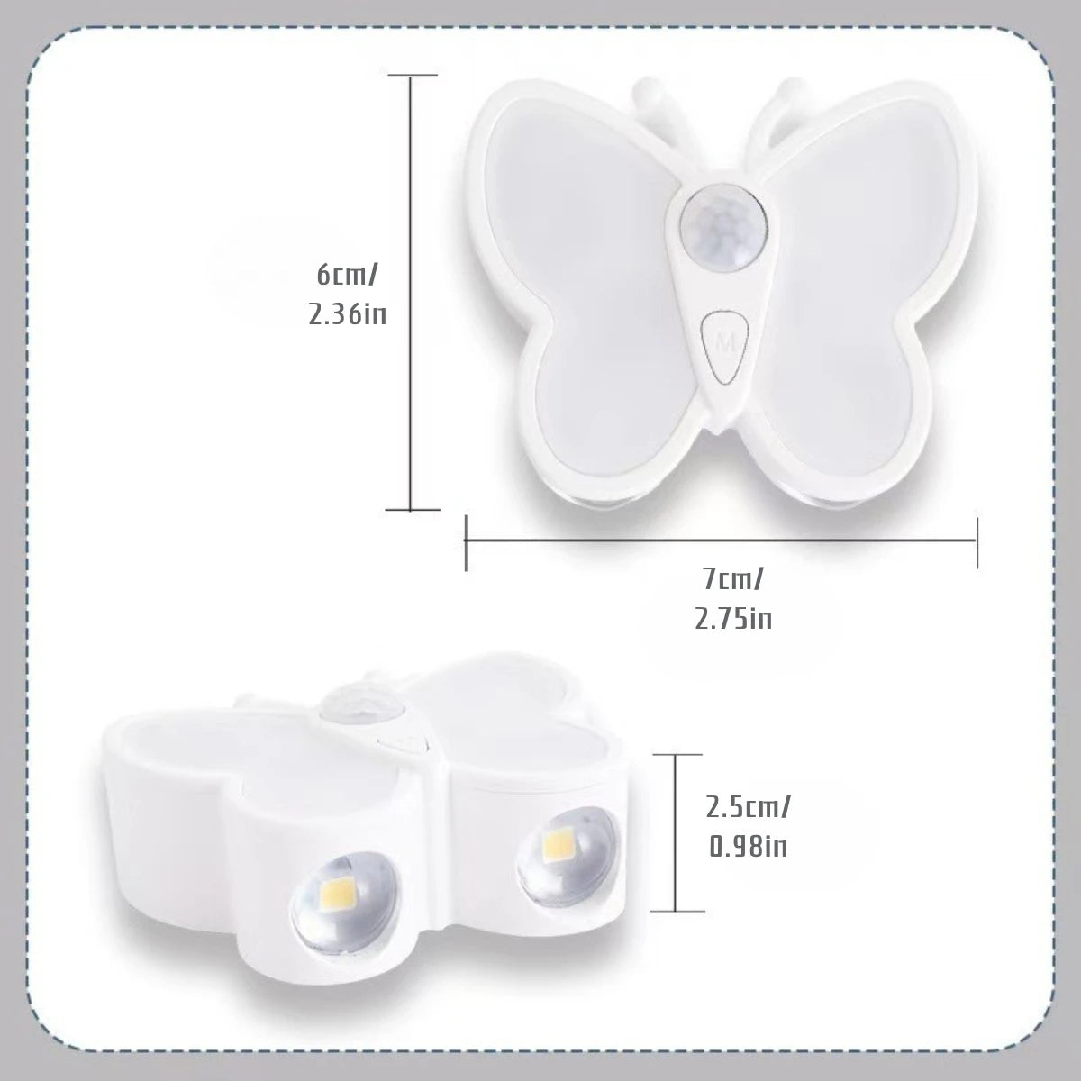 Mini Butterfly LED Wall Light