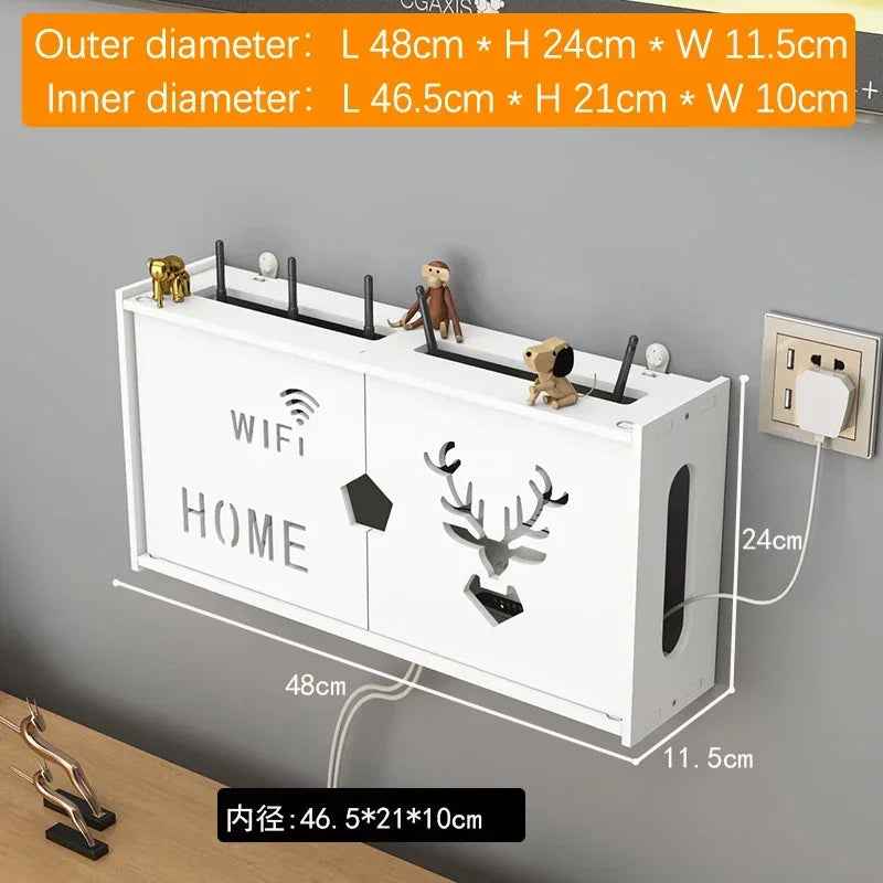 Wireless Wifi Router Shelf And Storage Box