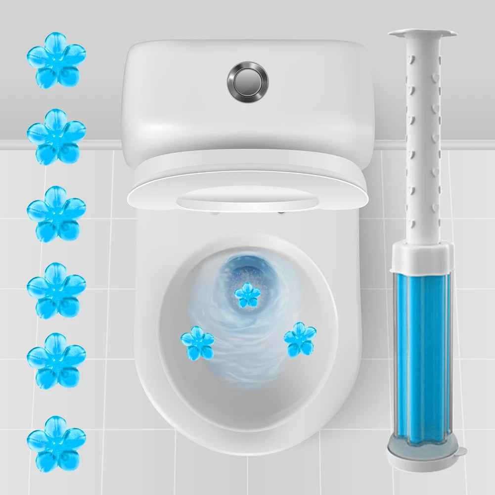 Disposable Toilet Cleaner Flower Gel