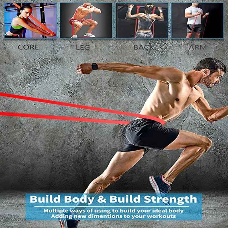 Portable Resistance Band Set – FlexFit Home &amp; Travel Fitness | Motionshop