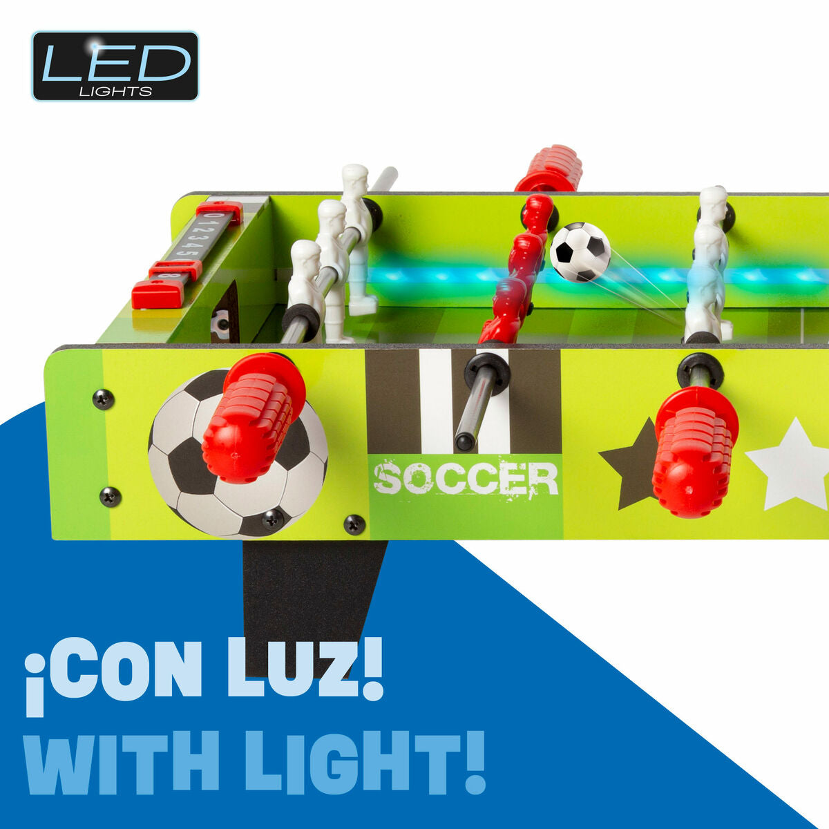 Tischfußball Colorbaby 60 x 14 x 32 cm (2 Stück)