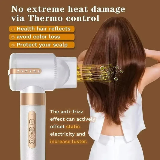 7 in 1 hair dryer brush set with negative ion, curling iron, straightener & hot comb