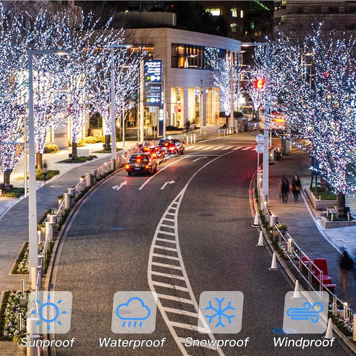 120FT 400LED Outdoor Solar Garden Light