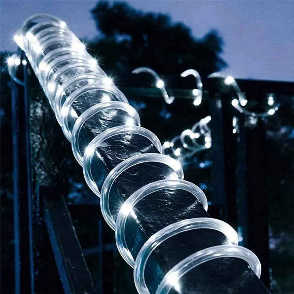 Solar Rope Lights Solar LED Light Path Deck Outdoor Garden