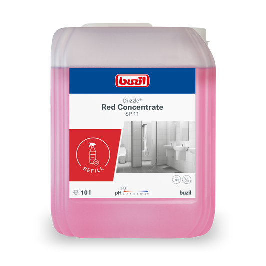 Drizzle® Red Concentrate Sanitärreiniger rot | Kanister (10 l)