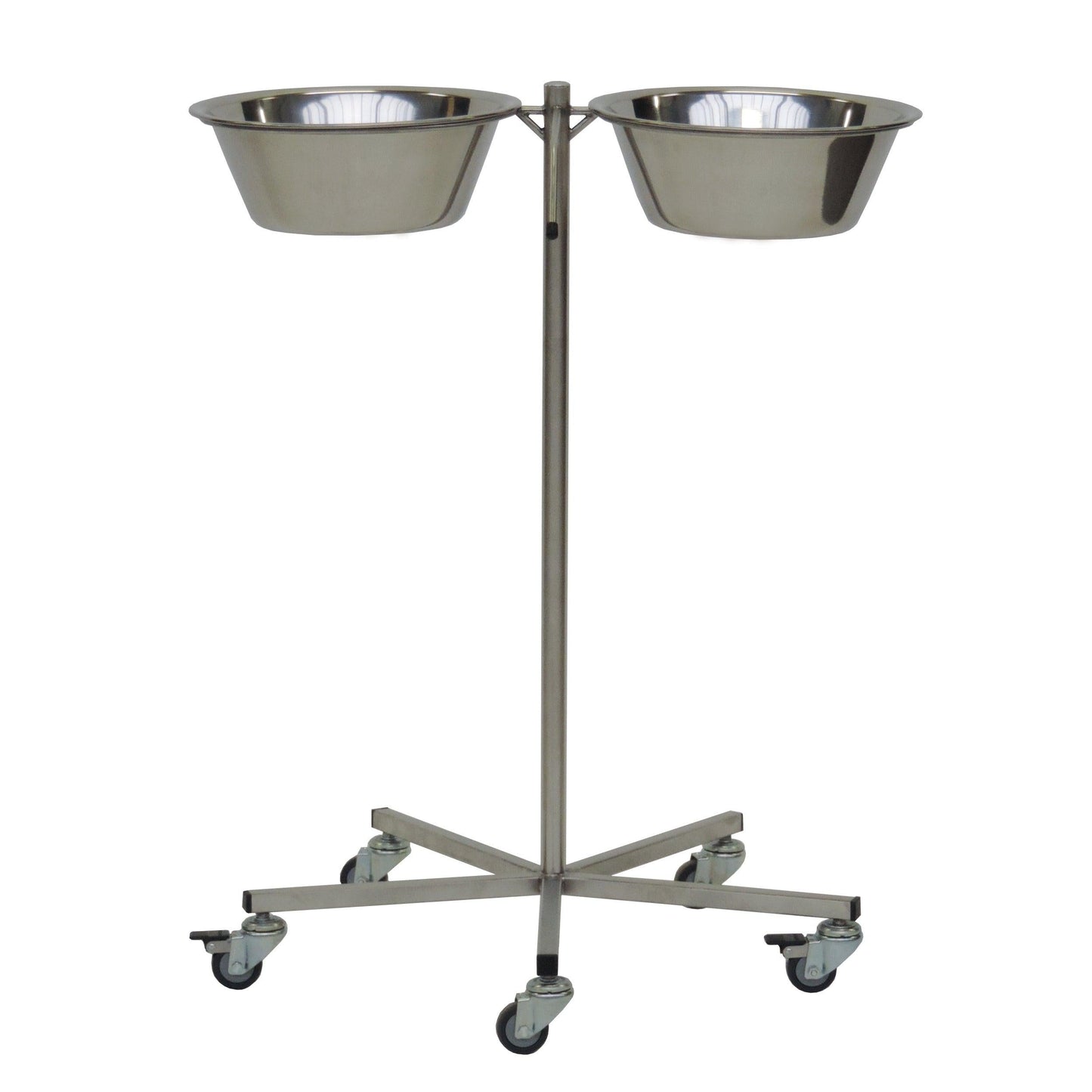 Novocal Schalenständer Abmessungen: 700 x 600 x 800 mm (BxTxH) 5 Edelstahl-Leichtlauflenkrollen Ø | Packung (1 Stück)