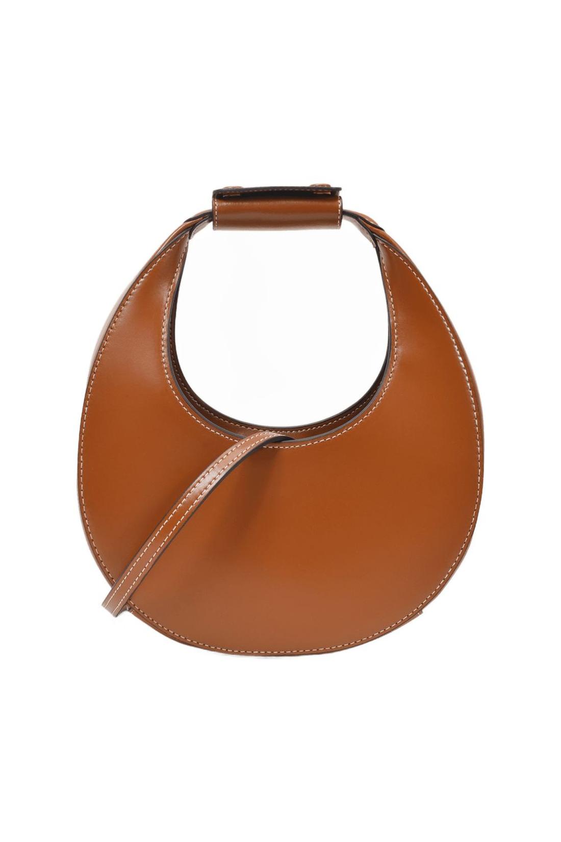 Mini Moon  Handbag - Staud - Tan - Leather
