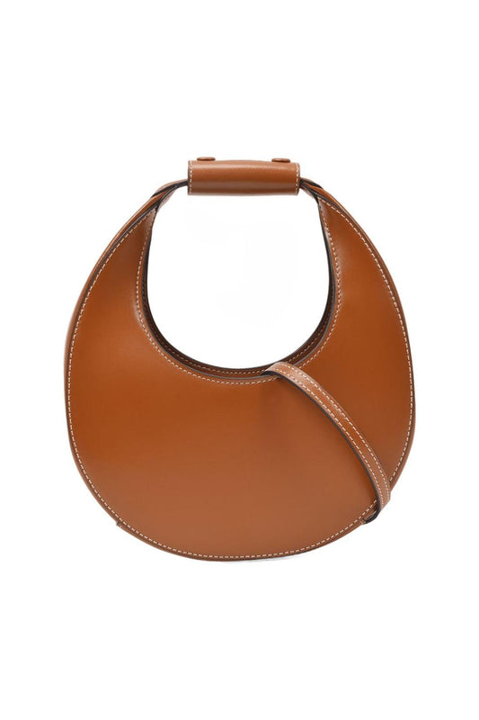 Mini Moon  Handbag - Staud - Tan - Leather