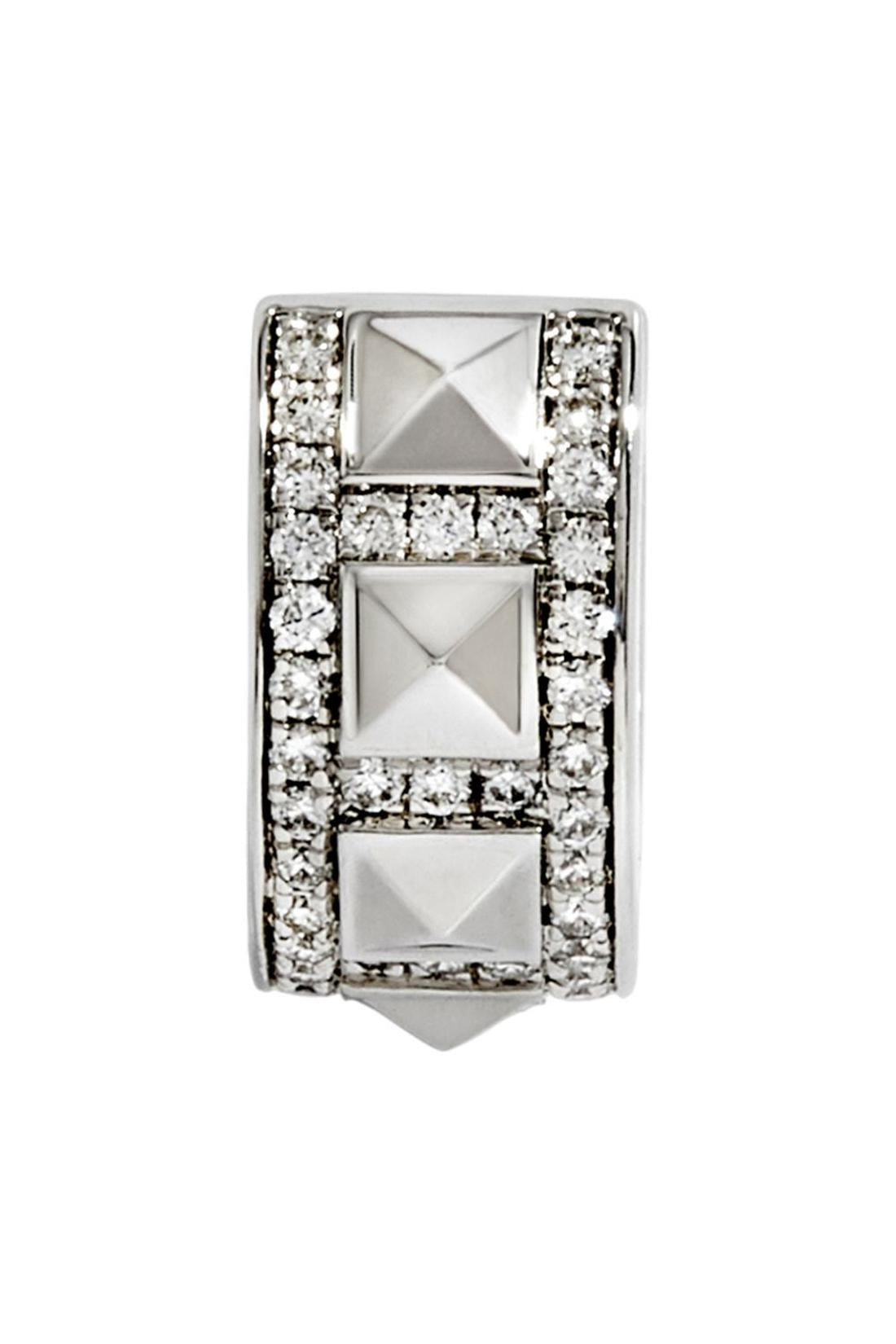 Ohrringe Rockaway aus Diamanten/Silber