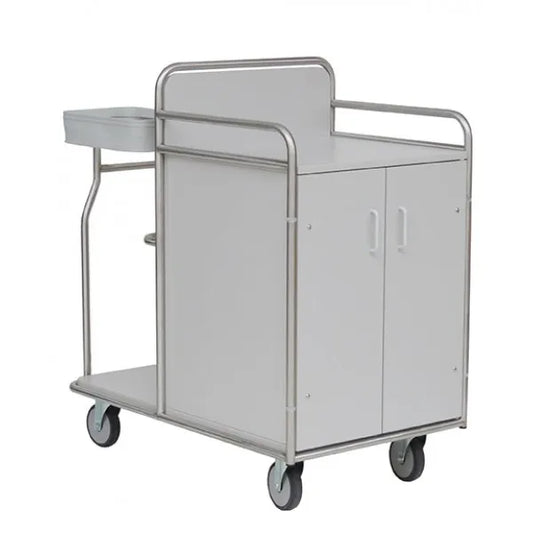 Novocal Stationswagen Rahmen: Edelstahl Sämtliche Rohrverbindungen sind  rundum verschweißt   4 | Packung (1 Stück)