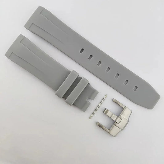 watches stainless steel rubber straps