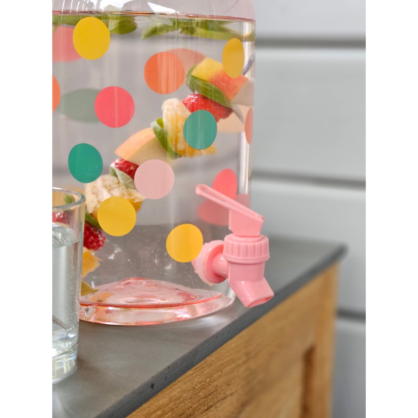 Saftspender Getränkespender mit Zapfhahn 3,75 Liter Kunststoff Wasserspender