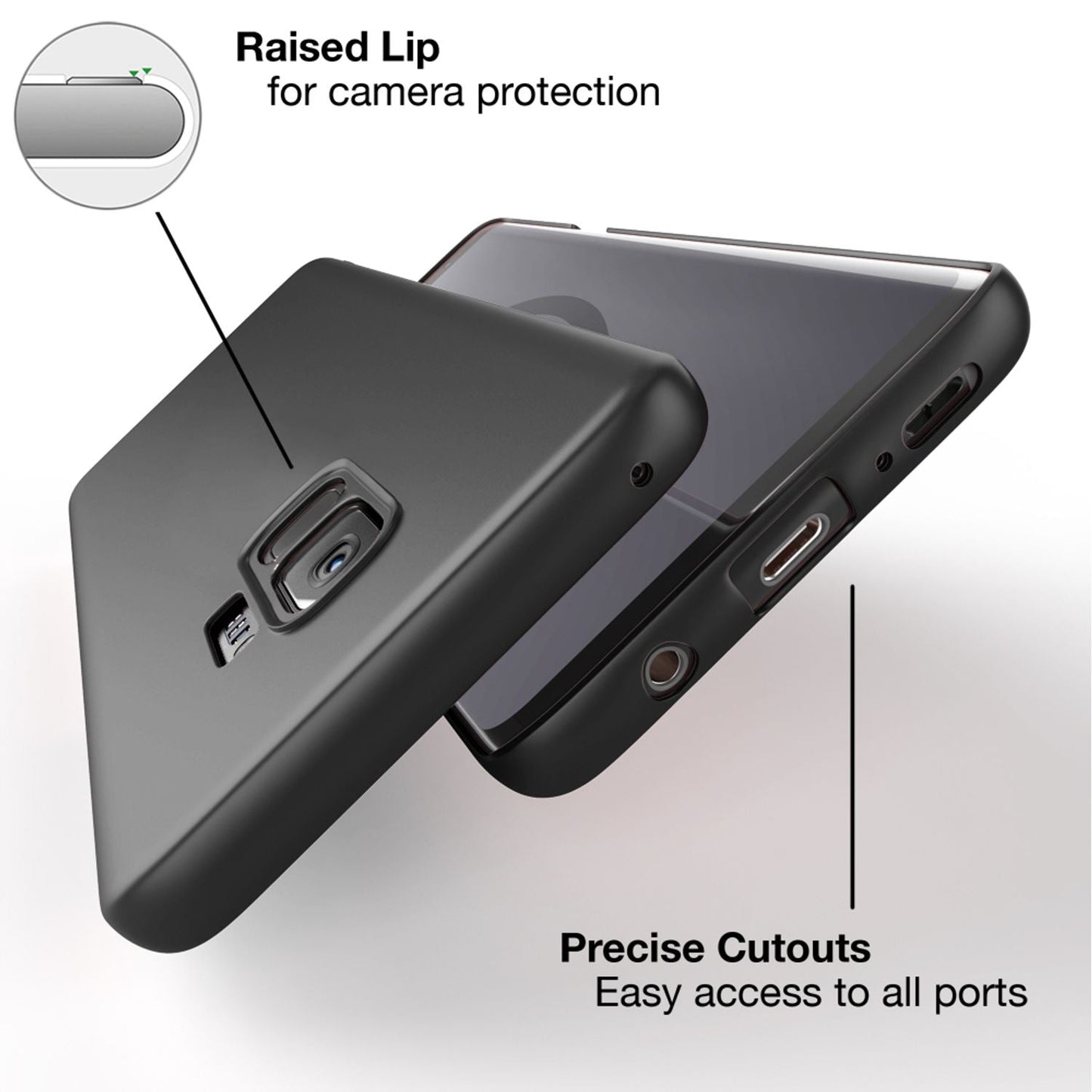 Samsung Galaxy S9 Handy Hülle von NALIA, Dünne Schutzhülle Cover Hard Case Etui