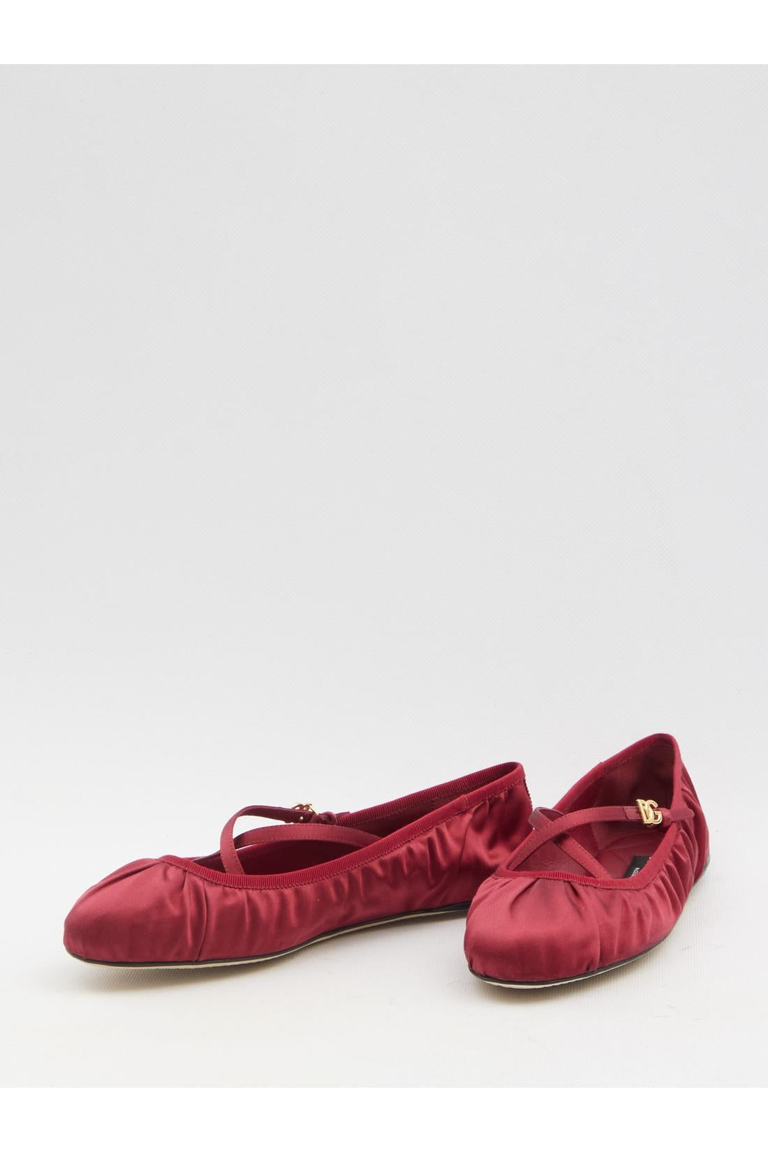 Satin ballerinas