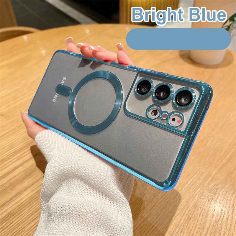 Magsafe Magnet Cover Case Samsung S21 S23 Fe S22 Plus S24 Ultra 10H 5K