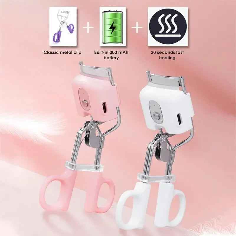 Electric Eyelash Curler Portable Electric Heated Comb Eye Lash Perm