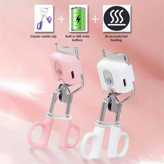 Electric Eyelash Curler Portable Electric Heated Comb Eye Lash Perm