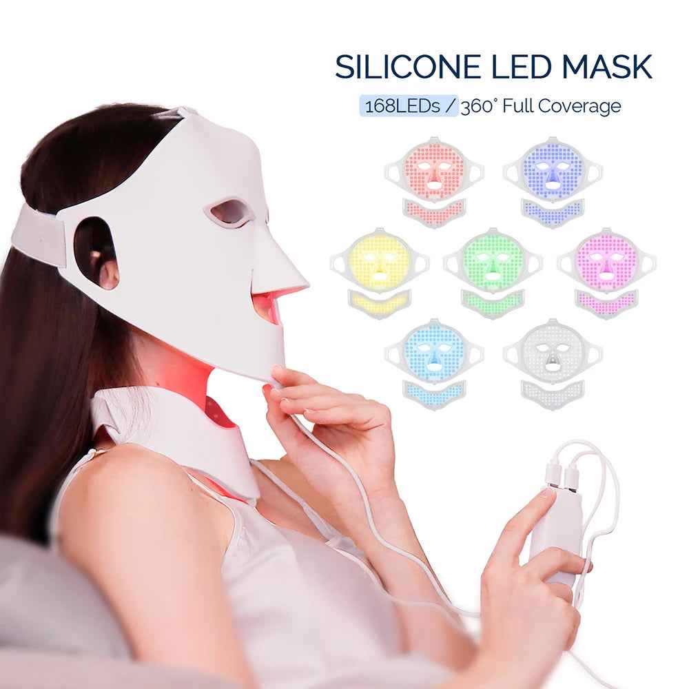 LumaSkin™ LED Silicone Face Mask