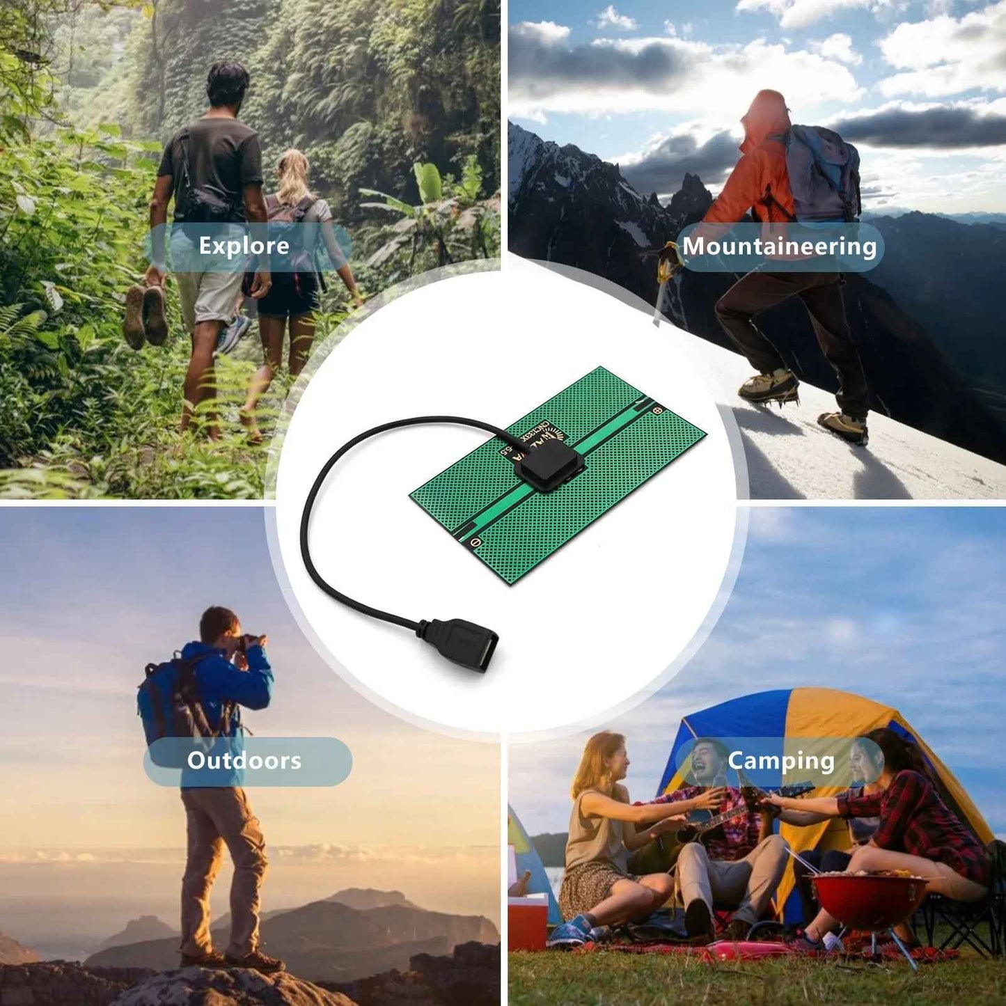 5.5W Portable Solar Panel Power Bank