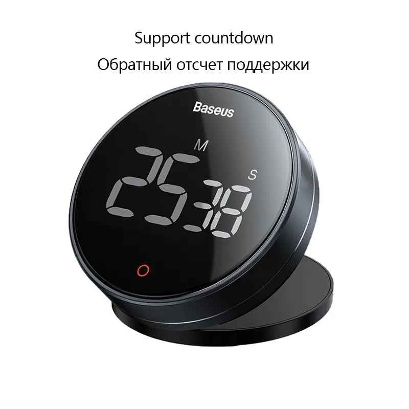 LED Digital Kitchen Timer for Cooking Shower Study Stopwatch Alarm