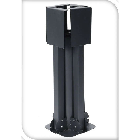 Schirmständer Plattenständer Sonnenschirm Metall grau Ständer für 40x40 Platten