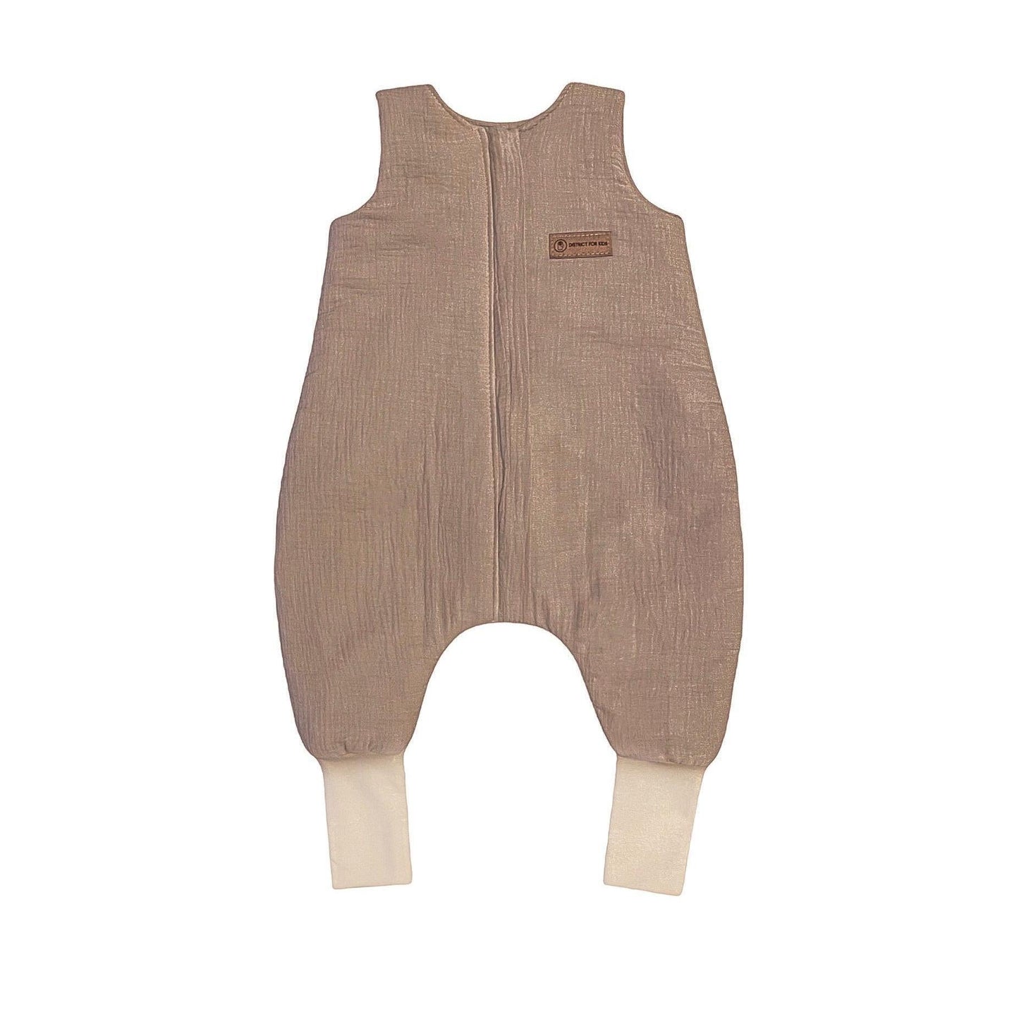 Schlafsack Musselin mit Füßen - mitwachsend, atmungsaktiv & sicher