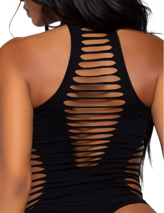 Shredded Thong Bodysuit