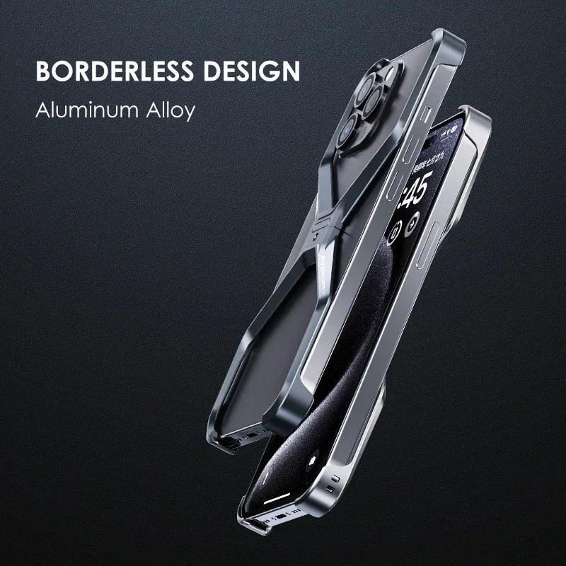 Phone case for iphone metal x type removable heat dissipation  cover