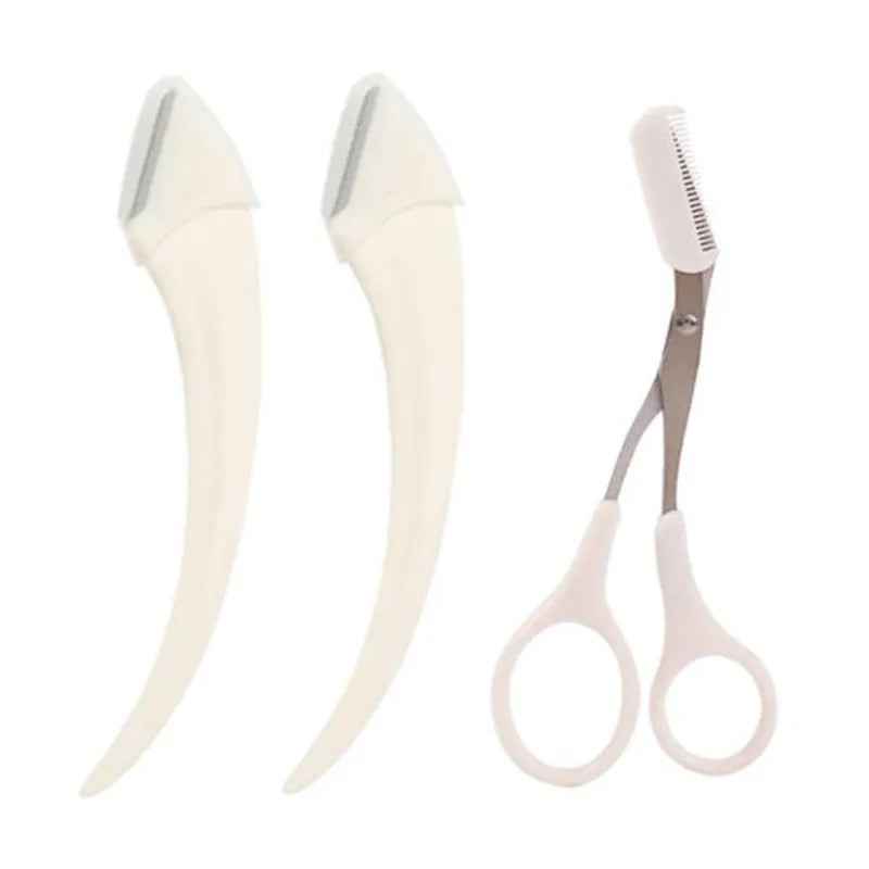 Eyebrow Razor & Scissor Set – Precision Trimming for Women