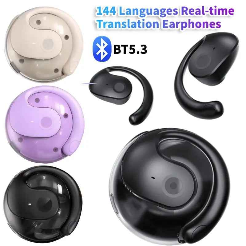Wireless BT AI Real-Time Language Translation Earphones