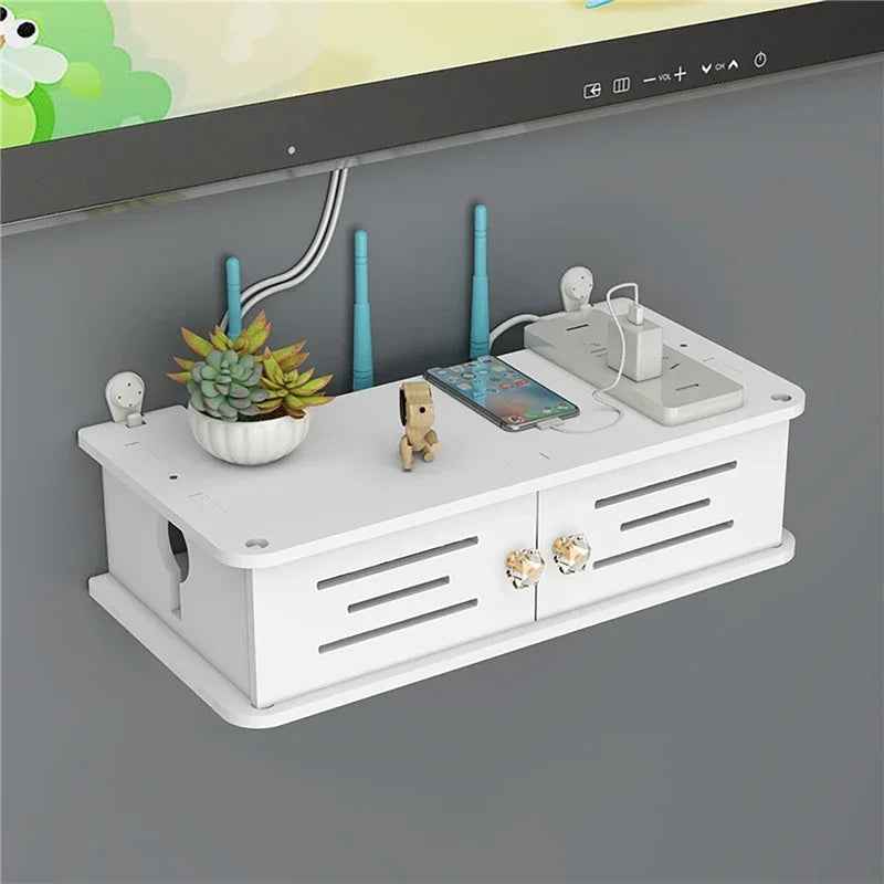 Wireless Wifi Router Shelf And Storage Box