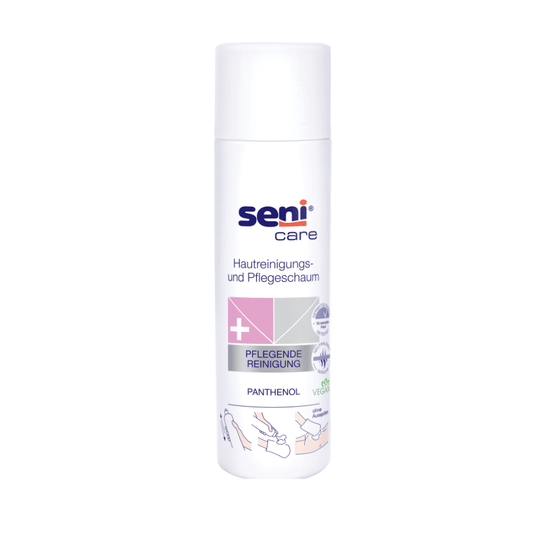 Seni Care Hautreinigungs- und Pflegeschaum - 500 ml | Packung (1 Stück)